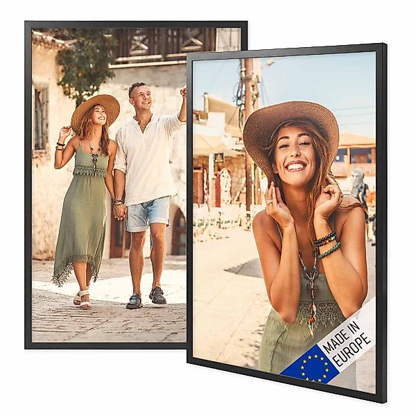 PHOTOLINI Bilderrahmen 2er Set Massivholz-Rahmen Modern günstig online kaufen