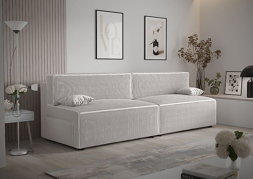 ALTDECOR Sofa MIRI-X2, Couch mit Schlaffunktion, Bettkasten, Wohnzimmer günstig online kaufen