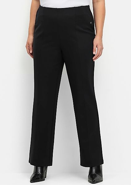 Sheego Jerseyhose Schlupfhose Innenbeinlänge ca. 79 günstig online kaufen