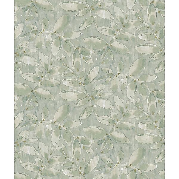 Sanders & Sanders Tapete Gezeichnete Blätter Grün 53 Cm X 1005 M - 640749 günstig online kaufen