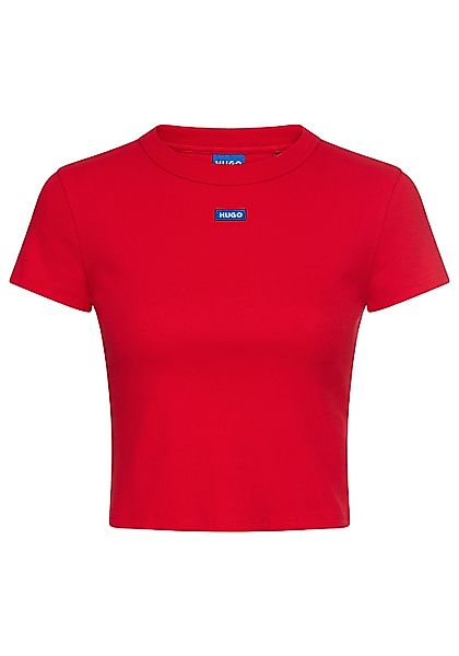 HUGO Blue T-Shirt "Baby Tee", in verkürzter Länge günstig online kaufen
