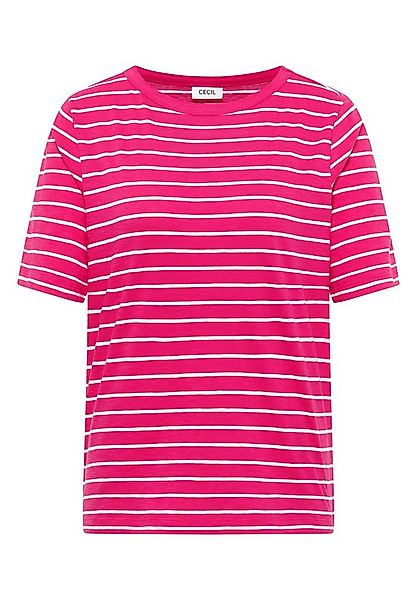 CECIL Kurzarmshirt NOS Striped Slubyarn Shirt günstig online kaufen