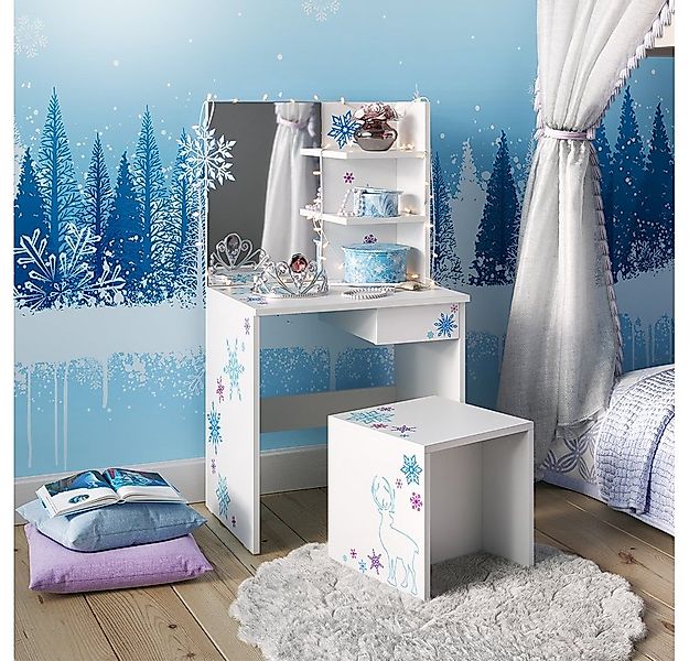 Vicco Schminktisch Schneeflocke, Weiß, 54.8 cm günstig online kaufen