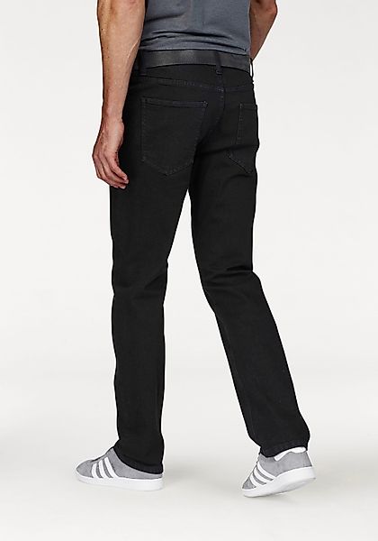 John Devin Straight-Jeans, gerade Beinform, mit Used-Waschung, niedrige Lei günstig online kaufen