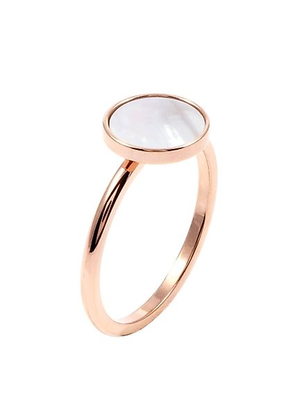 Hey Happiness Fingerring Kreis Muschel 18K günstig online kaufen