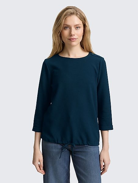 TOM TAILOR 3/4-Arm-Shirt T-Shirt Langarmshirt mit günstig online kaufen