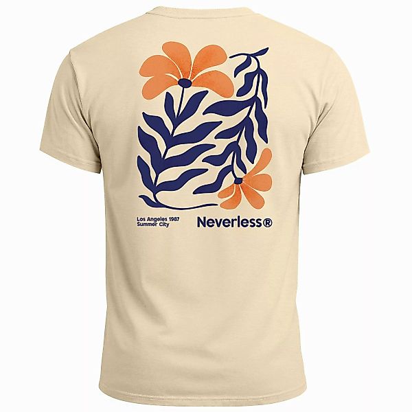 Neverless Print-Shirt Herren T-Shirt Backprint Rückendruck günstig online kaufen