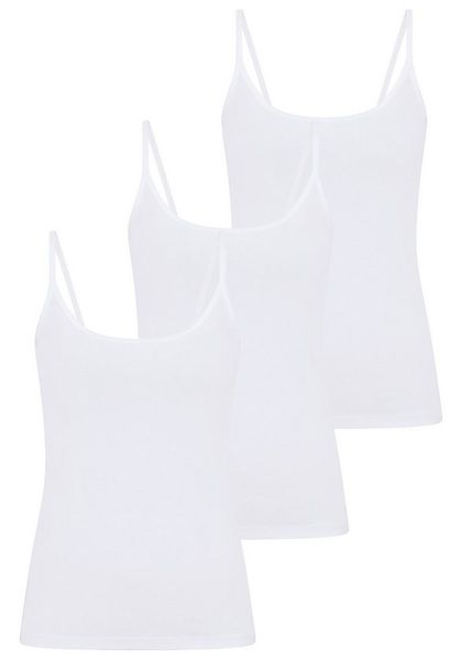 YSABEL MORA Spaghettitop (3er Pack) Baumwollmix, elastisch, weich, schmale günstig online kaufen