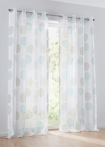 Kutti Vorhang "Bella" Ösen 1 Stk. tlg. Gardine, halbtransparent, Ausbrenner günstig online kaufen