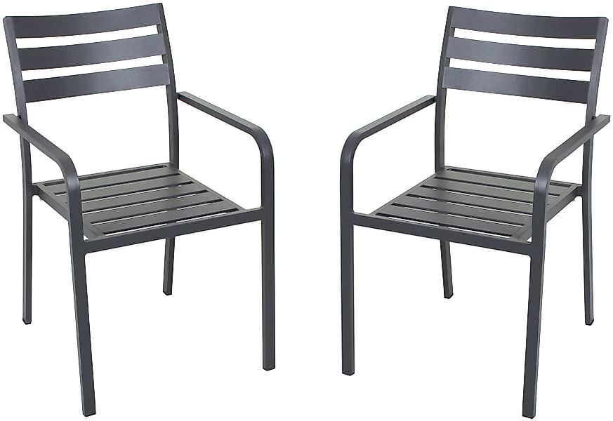 Garden Pleasure Stapelstuhl TREVISO (Set, 2 günstig online kaufen