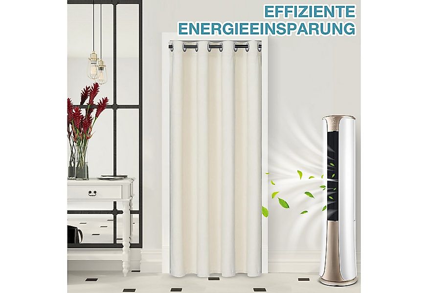 Jibenhome Türvorhang Türvorhang Ösen,Thermo Vorhang,Tür Vorhang Blickdicht, günstig online kaufen