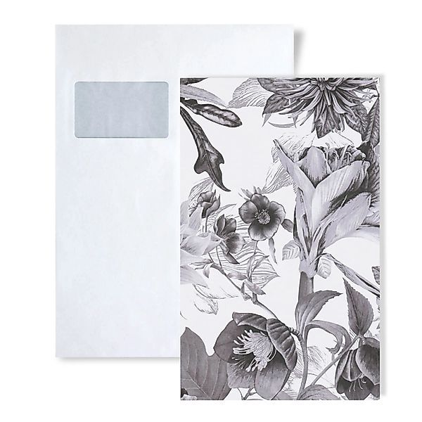 PROFHOME 1 MUSTERSTÜCK S-381753-GU DIN A4 MUSTER der Floralen Tapete günstig online kaufen