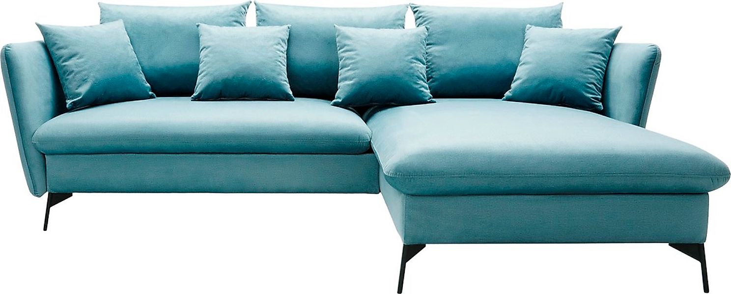 OTTO home Ecksofa "LIVORNO,258 cm, L-Form," Schlaffunktion u. Bettkasten (1 günstig online kaufen