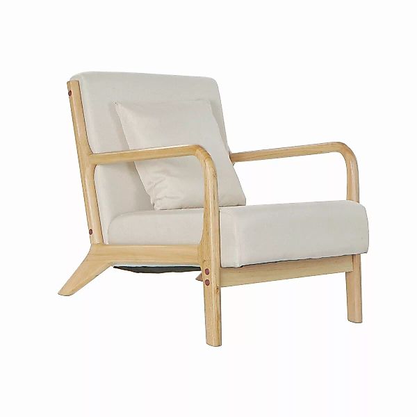 Sessel Dkd Home Decor 65 X 77 X 73 Cm Beige Holz Mdf günstig online kaufen