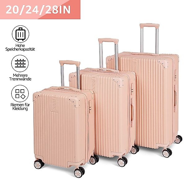 NULSTA Hartschalen-Trolley 3tlg. Hartschalenkofferset, Reisekofferset, Koff günstig online kaufen