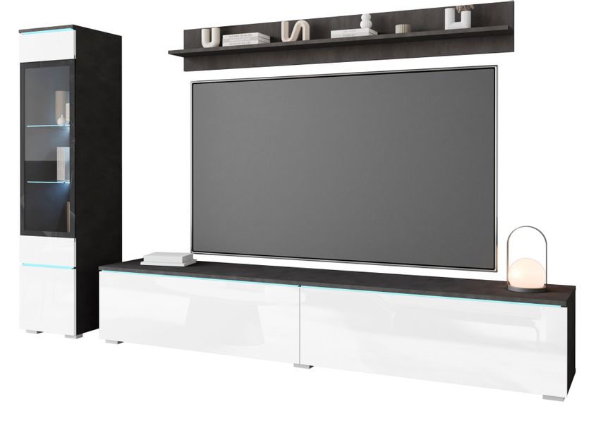 INOSIGN Wohnwand "VERA I, Vitrinen Türanschlag links/rechts wechselbar" Kom günstig online kaufen