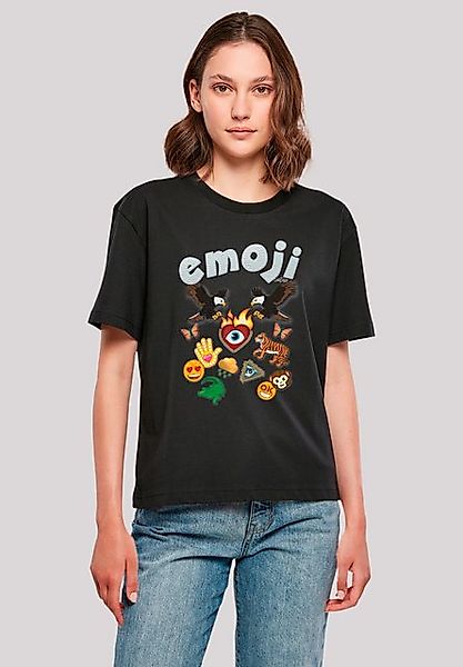 F4NT4STIC T-Shirt emoji couture logo with icons Premium Qualität günstig online kaufen