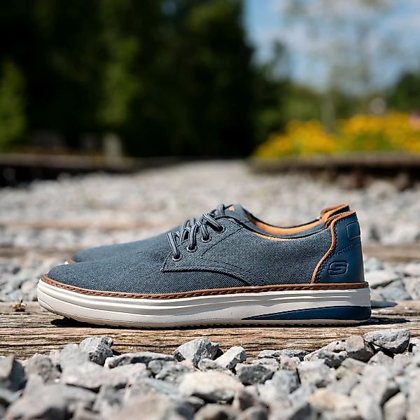 Skechers HYLAND-RATNER Sneaker, Sommerschuh, Schnürschuh in veganer Verarbe günstig online kaufen