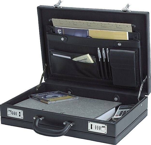 Alassio® Aktentasche Attachekoffer Ponte schwarz günstig online kaufen