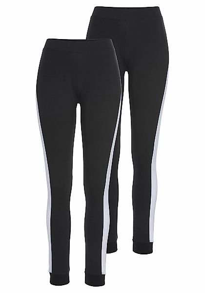 Arizona Leggings, (2er-Pack), mit breitem Streifen günstig online kaufen