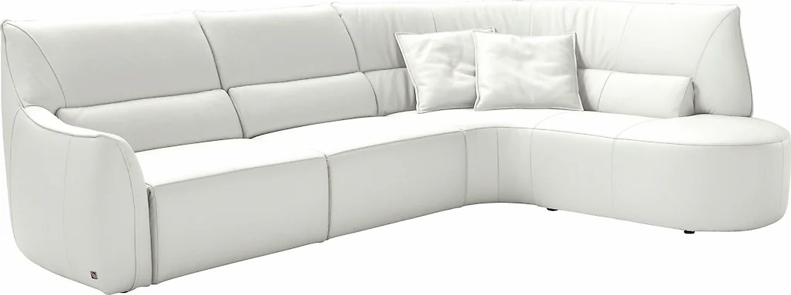 Egoitaliano Ecksofa "Puffy, extravagant & edel, Retro Designsofa, hoher Sit günstig online kaufen