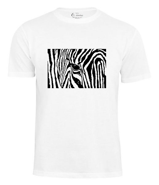 Cotton Prime® T-Shirt Black & White Zebra Eye günstig online kaufen