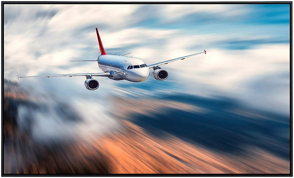 Papermoon Infrarotheizung »Fliegendes Flugzeug«, sehr angenehme Strahlungsw günstig online kaufen