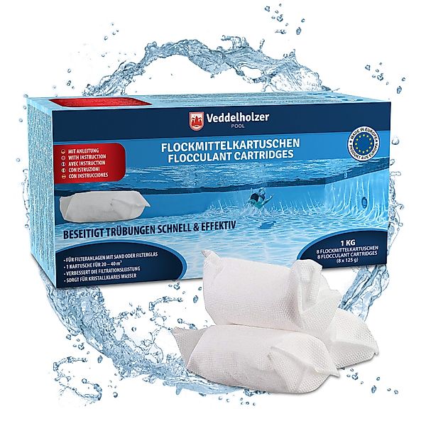 Veddelholzer Garten Poolpflege 1kg Flockmittel Pool günstig online kaufen