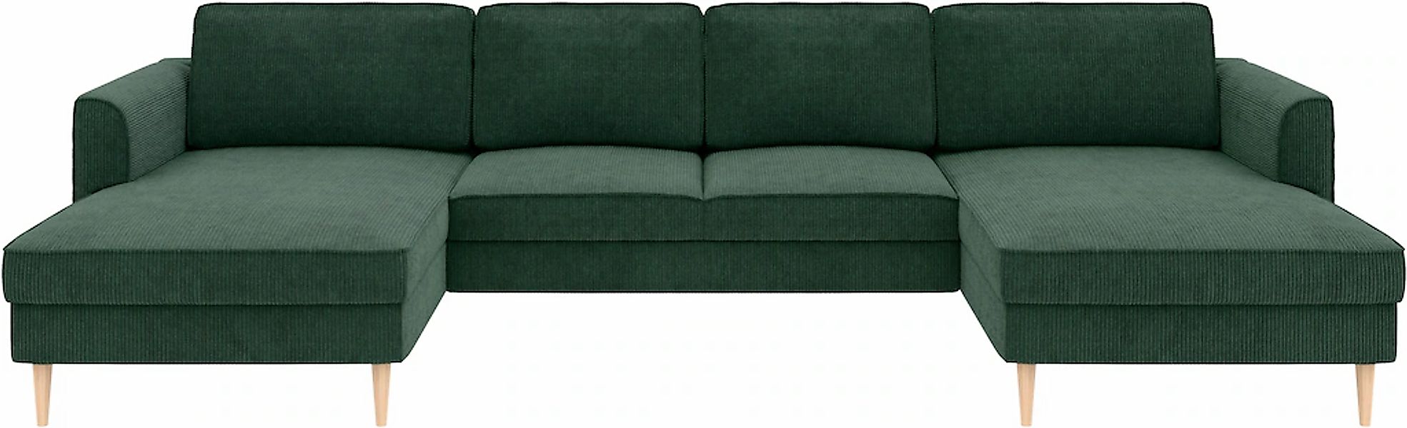 Home affaire Wohnlandschaft "Booster, whlw. mit Schlaffunktion & Bettkasten günstig online kaufen