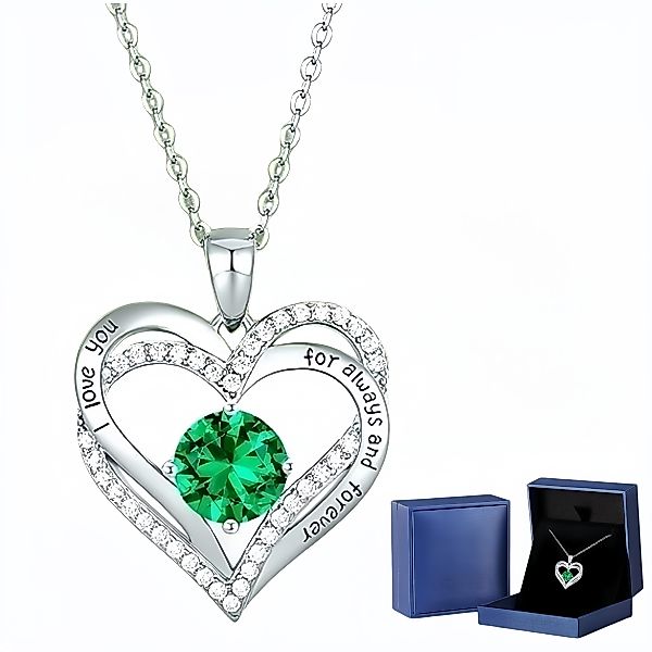 YMQHBS Herzkette 925 Sterling Silber Herz-Halskette günstig online kaufen