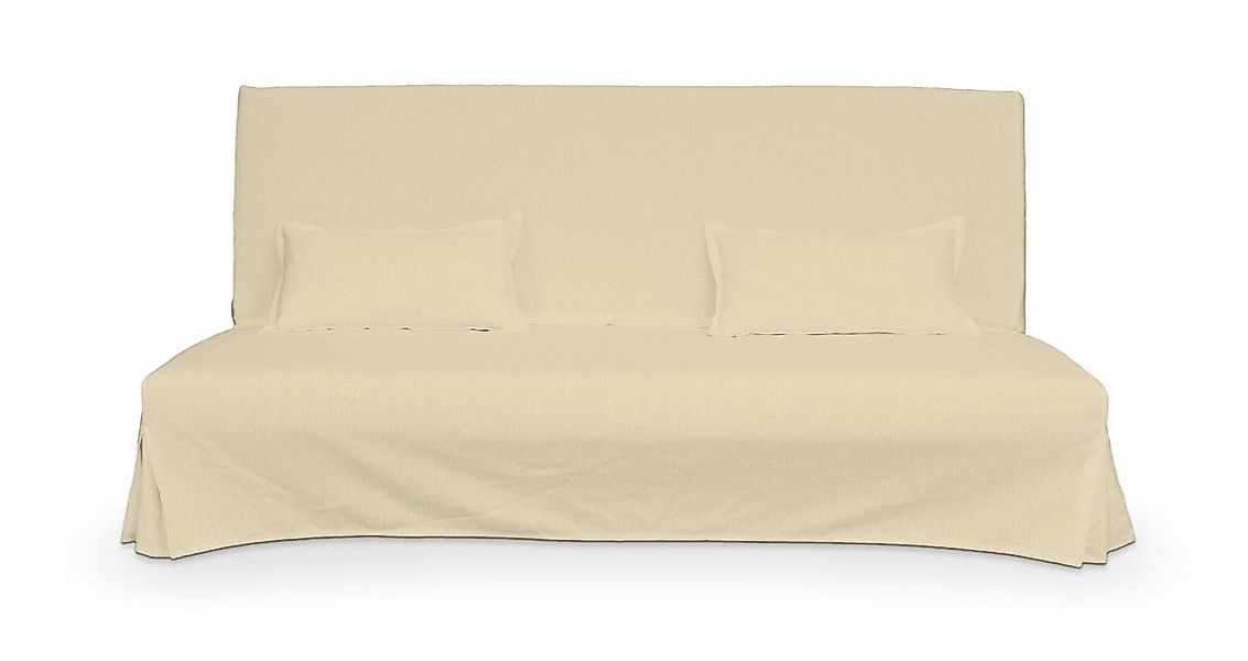 Bezug für Beddinge Sofa, lang mit zwei Kissenhüllen, vanille, Bezug für Bed günstig online kaufen