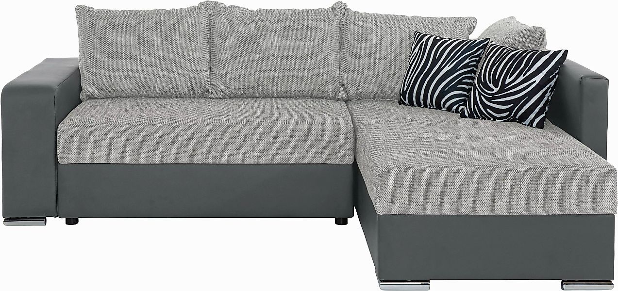 COLLECTION AB Ecksofa »John L-Form«, mit Bettfunktion, wahlweise mit Federk günstig online kaufen