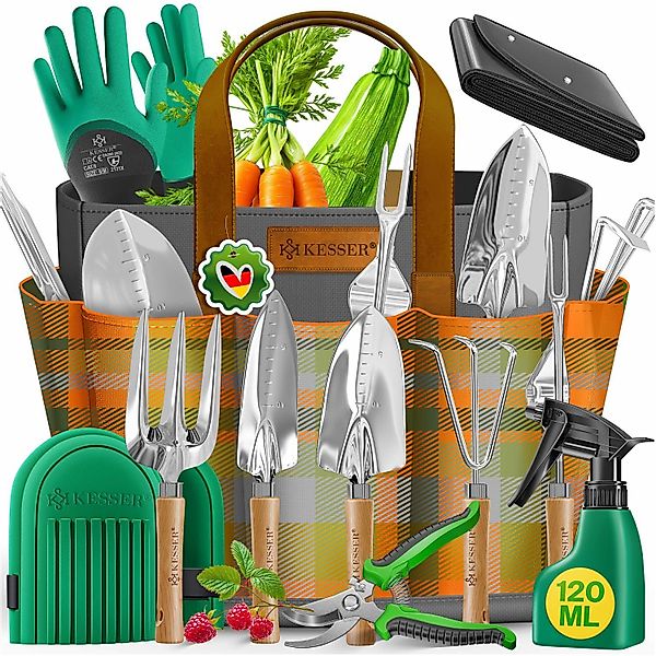 KESSER Gartenpflege-Set Gartenwerkzeug Set 10-teilig Gartengeräte günstig online kaufen