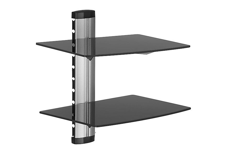 tectake Wandregal Hängeregal mit 2 Ablagen für DVD-Player und Receiver, 44x günstig online kaufen