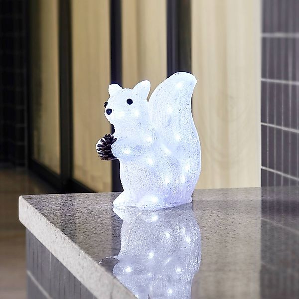 Lindby Yuki LED-Dekofigur Kunststoff, Eichhörnchen günstig online kaufen