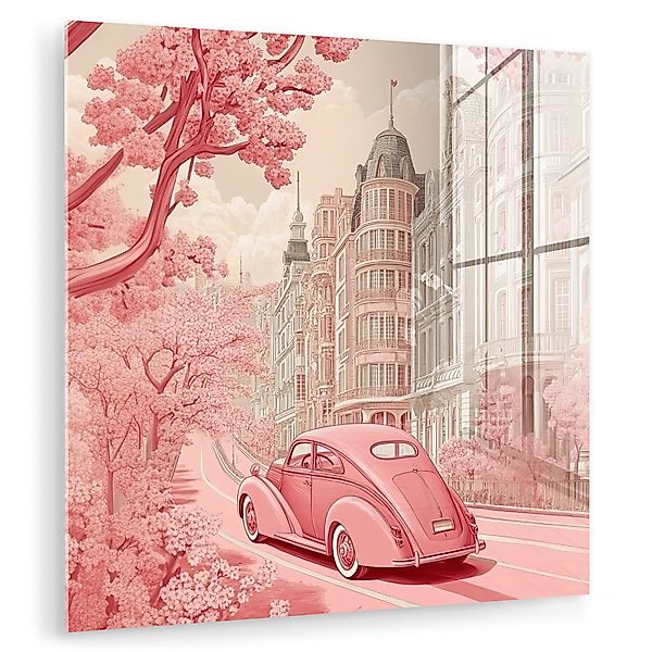 MuchoWow Acrylglasbild Stadt - Auto - günstig online kaufen