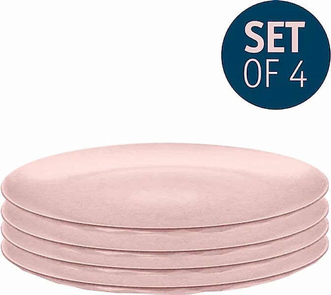 KOZIOL Speiseteller »CLUB PLATE«, (Set, 4 St.), recycelbar, CO2 neutrale Pr günstig online kaufen