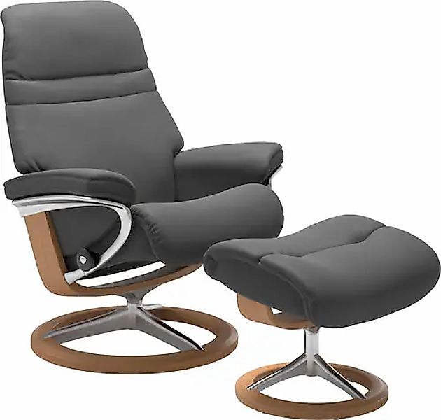 Stressless® Relaxsessel »Sunrise« Relaxsessel mit Hocker, mit Signature Bas günstig online kaufen