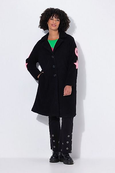 Angel of Style Wintermantel Teddy-Mantel leichte A-Linie Rücken-Schriftzug günstig online kaufen