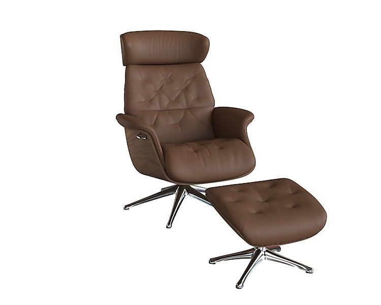 FLEXLUX Relaxsessel "Volden Fernsehsessel, verstellbarer Rücken- & Kopfstüt günstig online kaufen