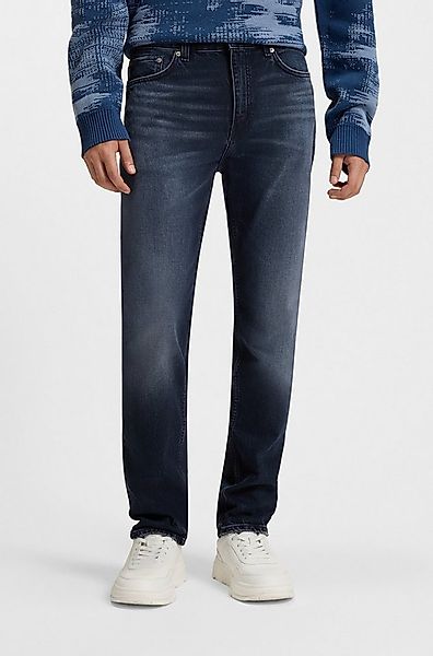 HUGO Blue Slim-fit-Jeans Ash mit Stone-washed-Finish günstig online kaufen
