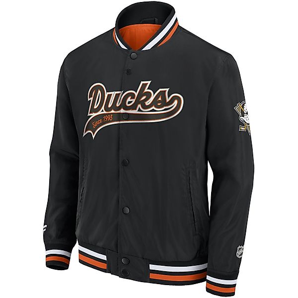 Fanatics Collegejacke Anaheim Ducks NHL SATEEN günstig online kaufen