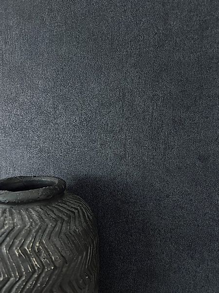 Newroom Vliestapete, Schwarz Tapete Modern Beton - Universal Einfarbig Indu günstig online kaufen