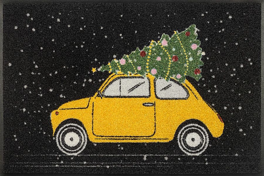 wash+dry by Kleen-Tex Fußmatte "On the way" rechteckig 7 mm Höhe günstig online kaufen