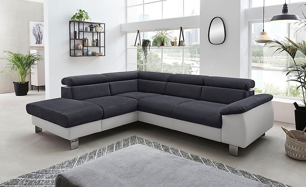 COTTA Polstergarnitur "Komaris L-Form", (Set), Set bestehend aus: Ecksofa m günstig online kaufen