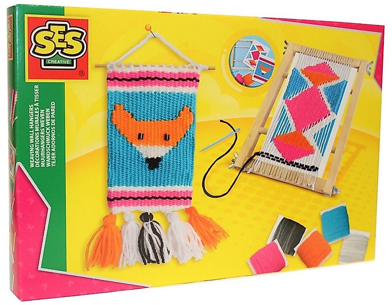 SES Creative Hängedekoration SES Creative Bastelset Wandschmuck weben inkl. günstig online kaufen