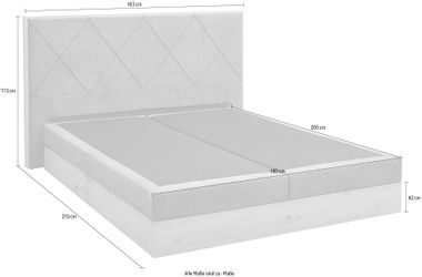 ED EXCITING DESIGN Boxspringbett Navarra, wahlweise günstig online kaufen