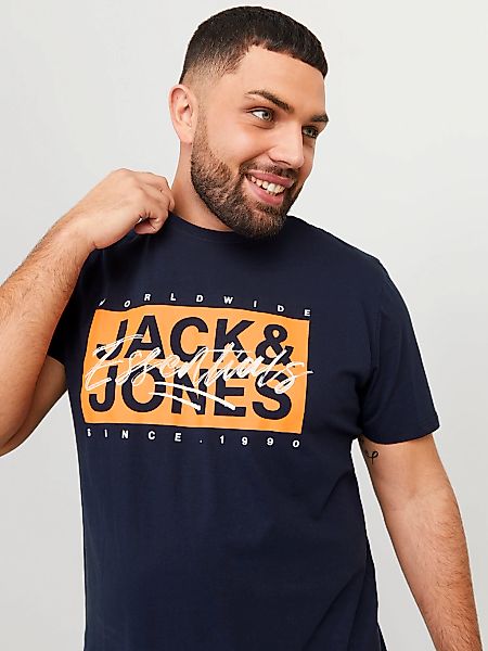 Jack & Jones PlusSize Rundhalsshirt JJCOLTON günstig online kaufen
