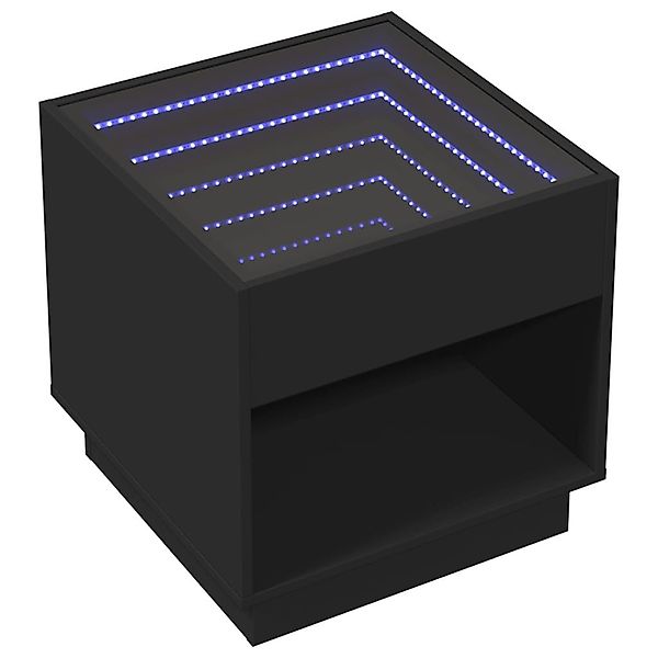 vidaXL Couchtisch Couchtisch mit Infinity-LED Schwarz günstig online kaufen