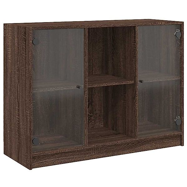 vidaXL Sideboard Sideboard Braun Eichen-Optik 102x37x75,5 günstig online kaufen